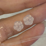 Bespoke Icy Jadeite Maehwa Earring Stud No: 180893