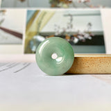 A-Grade Natural Green Jadeite Donut No.171685