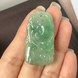 A-Grade Green Jadeite Ruyi Pendant No. 170902