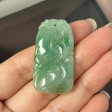 A-Grade Green Jadeite Ruyi Pendant No. 170902