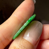 A-Grade Green Jadeite Dragon Ruyi Pendant No. 172715