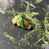 A-Grade Natural Green & Yellow Jadeite Lingzhi Mushroom Pendant/ Display No.172138