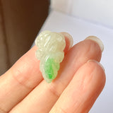A-Grade Natural Moss on Snow Jadeite Cabbage Piece No.172123