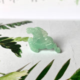 A-Grade Natural Green Jadeite Horse Pendant No.172195