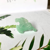 A-Grade Natural Green Jadeite Horse Pendant No.172195