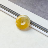 A-Grade Natural Yellow & White Jadeite Donut No.172761