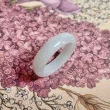 19.4mm A-Grade Natural Lilac Jadeite Ring Band No: 161642