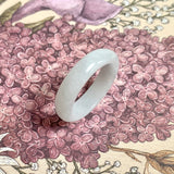 19.4mm A-Grade Natural Lilac Jadeite Ring Band No: 161642