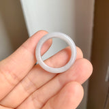 19.4mm A-Grade Natural Lilac Jadeite Ring Band No: 161642