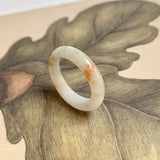 16.9mm A-Grade Natural Tri-Colour Jadeite Ring Band No: 161898