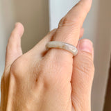 16.9mm A-Grade Natural Tri-Colour Jadeite Ring Band No: 161898