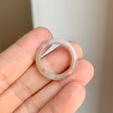 16.9mm A-Grade Natural Tri-Colour Jadeite Ring Band No: 161898