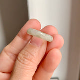 16.9mm A-Grade Natural Light Greenish Yellow Jadeite Ring Band No: 161908