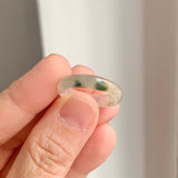 16.9mm A-Grade Natural Multi-Colour Jadeite Ring Band No: 161897