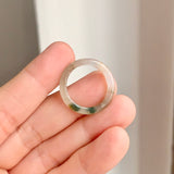 16.9mm A-Grade Natural Multi-Colour Jadeite Ring Band No: 161897