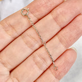 5cm (1.3mm) Belcher Diamond Cut Extension Chain
