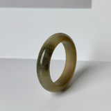 18.7mm A-Grade Natural Jadeite Abacus Ring Band No. 161757