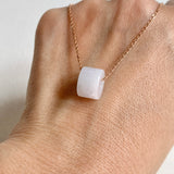 A-Grade Natural Lavender Jadeite Barrel No. 172489