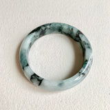 58.8mm A-Grade Natural Floral Modern Round Bangle No. 600174