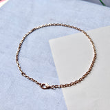Custom 23cm (2.3mm) Belcher Diamond Cut Extension Chain - VCA Compatible