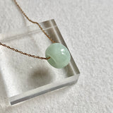 A-Grade Natural Light Green Jadeite Barrel  No. 172496