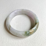 58.6mm A-Grade Natural Lavender Green Modern Round Bangle No. 600163