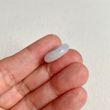 A-Grade Natural Lavender Green Jadeite Bagel Piece No. 172486