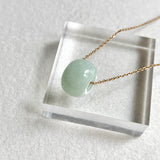 A-Grade Natural Light Green Jadeite Barrel No. 172495
