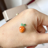 SOLD OUT: A-Grade Jadeite Carrot Charm No.172189