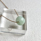 A-Grade Natural Light Green Jadeite Barrel No. 172495