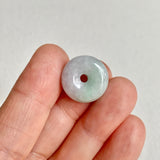 SOLD OUT: A-Grade Natural Lavender Green Jadeite Bagel Piece No. 172481