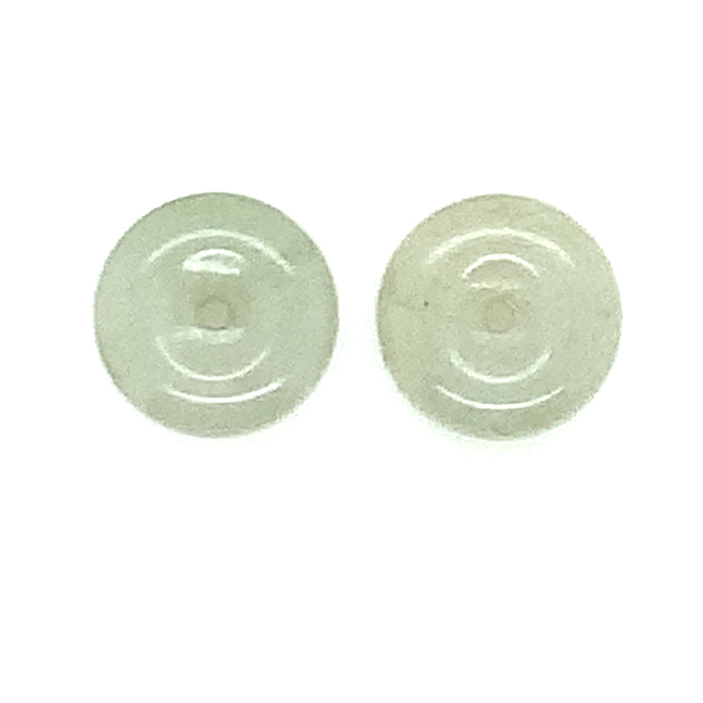 A-Grade Natural Jadeite Donut Pair No.180408