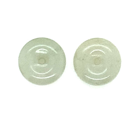 A-Grade Natural Jadeite Donut Pair No.180408