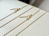 45cm (1mm) Adjustable Bead Necklace Chain