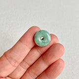 SOLD OUT: A-Grade Natural Green Jadeite Bagel Piece No. 172484