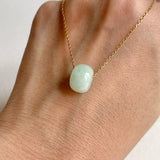 A-Grade Natural Light Green Jadeite Barrel  No. 172496