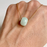 A-Grade Natural Light Green Jadeite Barrel No. 172495