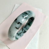 58.8mm A-Grade Natural Floral Modern Round Bangle No. 600174