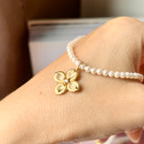 Icy A-Grade Jadeite Lilac Flower Emblem Pendant (Big Pearl Necklace) No. 172175