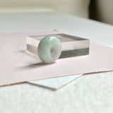 SOLD OUT: A-Grade Natural Lavender Green Jadeite Bagel Piece No. 172481