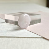A-Grade Natural Lilac Jadeite Bagel Piece No. 172487