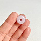 A-Grade Natural Lilac Jadeite Bagel Piece No. 172487