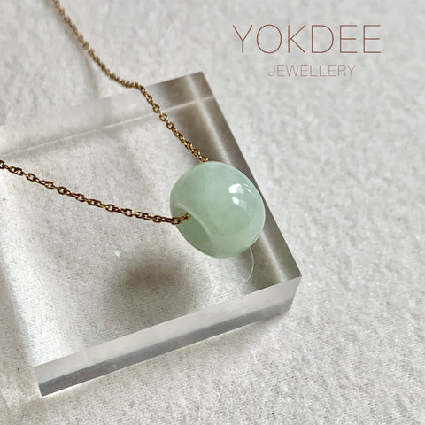 A-Grade Natural Light Green Jadeite Barrel  No. 172496