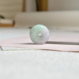 SOLD OUT: A-Grade Natural Lavender Green Jadeite Bagel Piece No. 172481