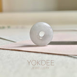 A-Grade Natural Lavender Jadeite Bagel Piece No. 172485