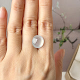 9.12cts Highly Icy A-Grade Natural Jadeite Oval Cabochon No.130345