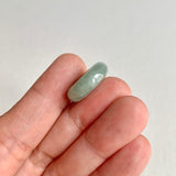 A-Grade Natural Green Jadeite Bagel Piece No. 172483