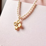 Icy A-Grade Jadeite Lilac Flower Emblem Pendant (Big Pearl Necklace) No. 172175