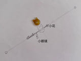 Setting Balance: Icy A-Grade Natural Yellow Brown Jadeite Little Kitten Custom Bracelet No.172690 (Copy)