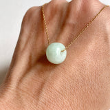 A-Grade Natural Light Green Jadeite Barrel No. 172495